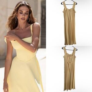 Vintage Yellow Cottage/Fairy Maxi Dress